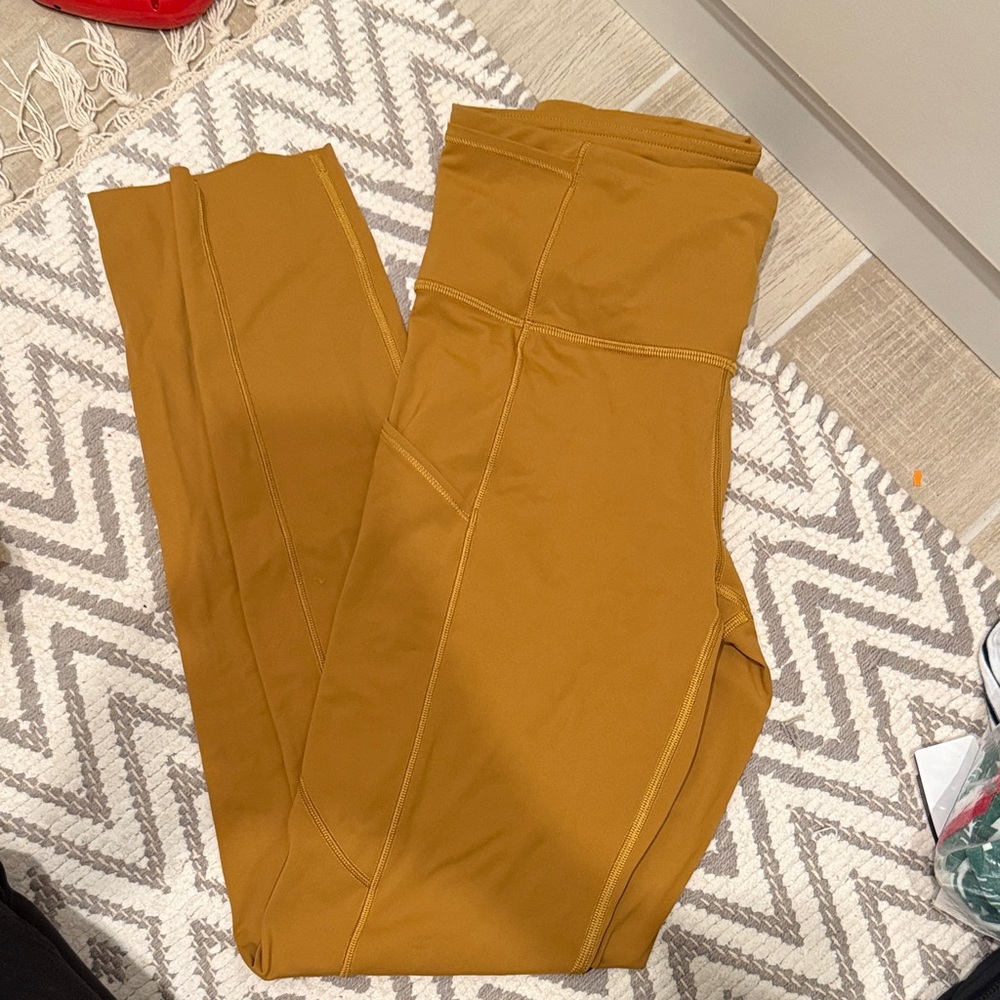 Lululemon Mustard Yellow Leggings